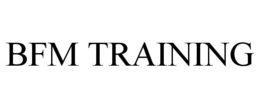 BFM TRAINING trademark