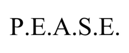 P.E.A.S.E. trademark