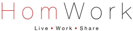 HOMWORK LIVE · WORK · SHARE trademark