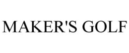 MAKER'S GOLF trademark