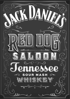 JACK DANIEL'S RED DOG SALOON TENNESSEE SOUR MASH WHISKEY trademark