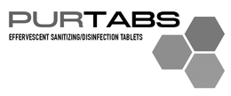 PURTABS EFFERVESCENT SANITIZING / DISINFECTION TABLETS trademark