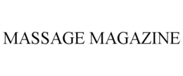 MASSAGE MAGAZINE trademark