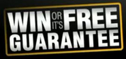 WIN OR IT'S FREE GUARANTEE trademark
