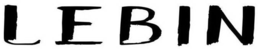 LEBIN trademark