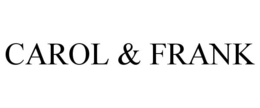 CAROL & FRANK trademark