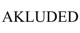 AKLUDED trademark