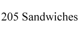 205 SANDWICHES trademark