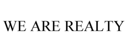 WE ARE REALTY trademark