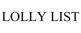 LOLLY LIST trademark