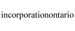 INCORPORATIONONTARIO trademark