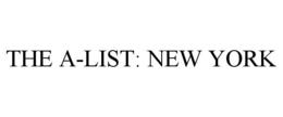 THE A-LIST: NEW YORK trademark