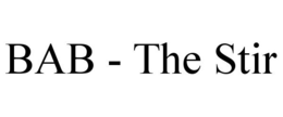 BAB - THE STIR trademark