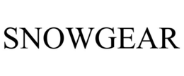 SNOWGEAR trademark