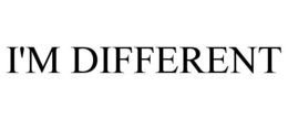 I'M DIFFERENT trademark