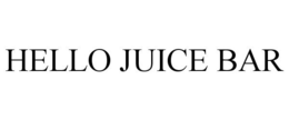 HELLO JUICE BAR trademark