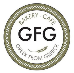 GFG BAKERY-CAFE GREEK FROM GREECE trademark