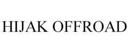 HIJAK OFFROAD trademark