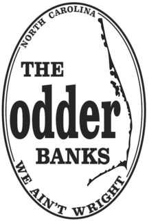 THE ODDER BANKS NORTH CAROLINA WE AIN'TWRIGHT trademark