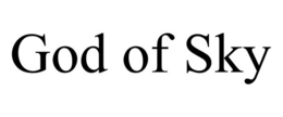 GOD OF SKY trademark