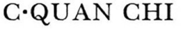 C·QUAN CHI trademark