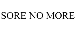 SORE NO MORE trademark
