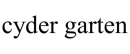 CYDER GARTEN trademark