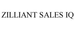 ZILLIANT SALES IQ trademark
