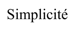 SIMPLICITÉ trademark