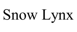 SNOW LYNX trademark