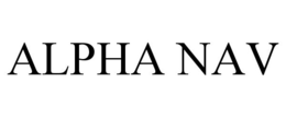 ALPHA NAV trademark