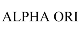 ALPHA ORI trademark