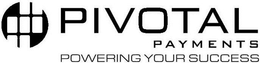 PIVOTAL PAYMENTS POWERING YOUR SUCCESS trademark