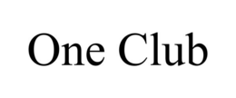 ONE CLUB trademark