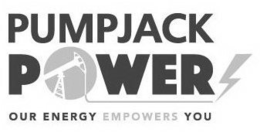 PUMPJACK POWER OUR ENERGY EMPOWERS YOU trademark