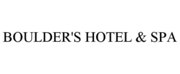 BOULDER'S HOTEL & SPA trademark