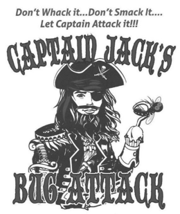 CAPTAIN JACK'S BUG ATTACK DON'T WHACK IT...DON'T SMACK IT....LET CAPTAIN ATTACK IT!!! trademark