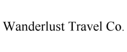 WANDERLUST TRAVEL CO. trademark