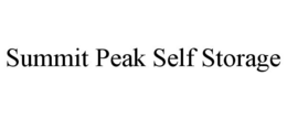 SUMMIT PEAK SELF STORAGE trademark