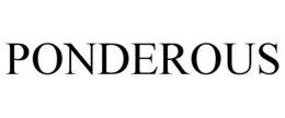 PONDEROUS trademark