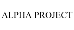 ALPHA PROJECT trademark
