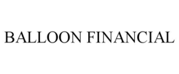 BALLOON FINANCIAL trademark