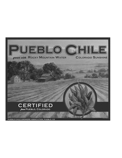 PUEBLO CHILE GROWN WITH ROCKY MOUNTAIN WATER COLORADO SUNSHINE CERTIFIED FROM PUEBLO, COLORADO PUEBLO CHILE GROWERS ASSOCIATION, PUEBLO, CO trademark