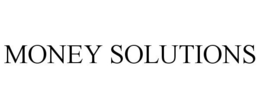 MONEY SOLUTIONS trademark