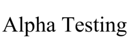 ALPHA TESTING trademark