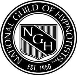 NGH NATIONAL GUILD OF HYPNOTISTS INC EST. 1950 trademark
