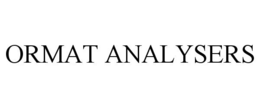 ORMAT ANALYSERS trademark
