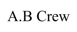 A.B CREW trademark