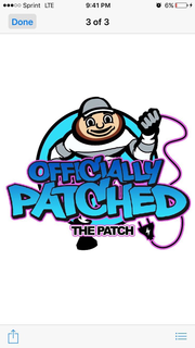 OFFICIALLY PATCHED THE PATCH PLUG trademark