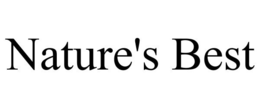NATURE'S BEST trademark